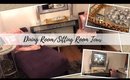 Glam Dining Room/Sitting Room Tour: How to's|Diys| Design Inspiration| Renter Friendly