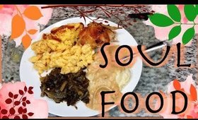 SOUTHERN COOKING SOUL FOOD/ MAC & CHEESE CHICKEN COLLARDS CORNBREAD MASHED POTATOES