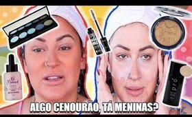 FIZ UMA MAKE SÓ COM LANÇAMENTOS NACIONAIS! VEM VER COMO FICOU! | DUDA FERNANDES