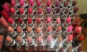 Mac Lipstick Collection / Lip Swatches/ Part 1