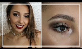 EVERYDAY FALL MAKEUP | Bold Red Lips | Chloe Madison