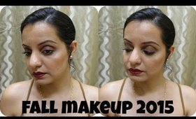 Fall Makeup 2015 ♥ Burgundy Lips, Smokey Eyes