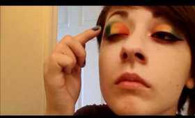 Rainbow makeup! :D