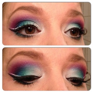 A look using the Sugarpill Sweetheart palette.