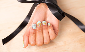 Get The Look: Gilded Tiffany Nails for Prom!