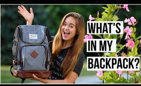 WHAT'S IN MY BACKPACK | Chelsea Crockett | Back to School