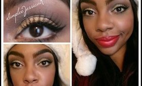 Makeup Look: Holiday Glam ft elf studio toast