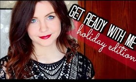 GRWM: Holiday Glam Routine (Makeup, Hair and Outfit!)