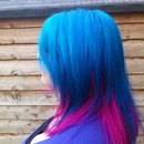 Blue and Pink Hair ^_^