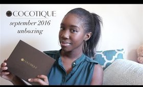 COCOTIQUE September 2016 Unboxing Review