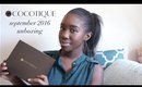 COCOTIQUE September 2016 Unboxing Review