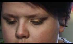 amazing gold ballroom eyes makeup tutorial