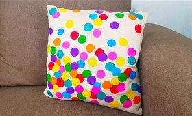 DIY Sprinkles Throw Pillow