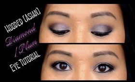 Hooded (Asian) Eye Tutorial - Diamond/Plum Look (Talk Through/Chit Chat) | FromBrainsToBeauty