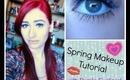 Spring Makeup Tutorial with Purple Eyeliner
