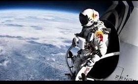 felix baumgartner space jump date video with capsule skydive