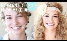 Romantic 1920's Inspired Prom Make-Up