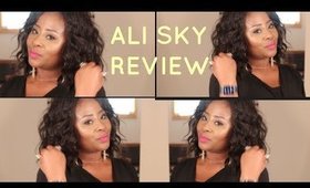 MY  SHORT BLUNT BOB |hair review| ALI SKY |darbiedaymua