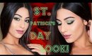 St. Patrick's Day Look | Forest Green Eyes!