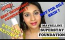 NEW MAYBELLINE 24 HR SUPERSTAY FOUNDATION REVIEW + WEAR TEST | 312 Golden | MAC NC35/NC40  OILY SKIN