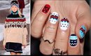 Winter Sweater Nail Art I Tommy Hilfiger Inspired