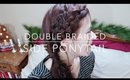 Double Braided Side Ponytail