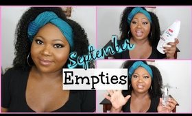 Monthly Empties | September