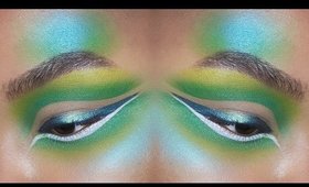 Green Cut Crease Makeup