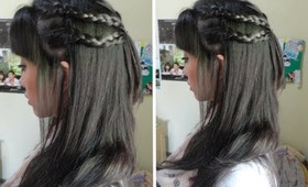 Back To School: Simple Braided Hairstyle for School