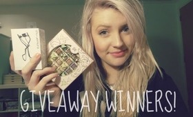 Giveaway Winners Announcement!