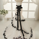 The new sweet black lace backless chic mermaid wedding dress like a princess