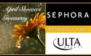 April Showers Giveaway | $150 Gift Card to Sephora or Ulta