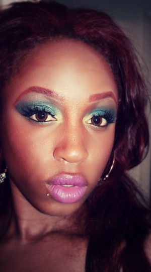 My color play on the Shop MAC Cook MAC "Colur Added" quad