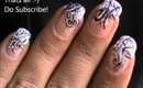 Magic nails! French Tip Victorian easy nail art for short nails- Nail art tutorial beginners designs