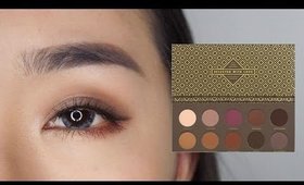 眼妝║小個性的煙燻紫棕色妝容～ Zoeva COCOA BLEND Eyeshadow Palette