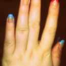 Blue and Pink Tips