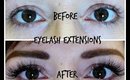 Eyelash Extensions ~ Before & After Pics + Q&A! | beauty2shoozzz