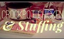 Vee's Kitchen: Easy Crockpot Chicken & Stuffing
