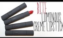 Review & Swatches: BITE Luminous Creme Lipsticks (The Lip Kit)