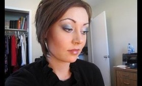 Photogenic New Years Look: Midnight Blue & Shimmery