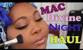 MAC Divine Night Holiday Collection Haul and Swatches