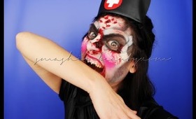 Makeup For Zombies By Becky The Zombie Nurse (The Walking Dead Parody) PART 2