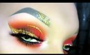 Sexy Red & Gold Xmas Makeup Tutorial ft. Morphe 35o2 & Holo Glitter