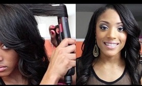 How to Curl your hair with Flat Iron/Straightener