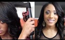 How to Curl your hair with Flat Iron/Straightener