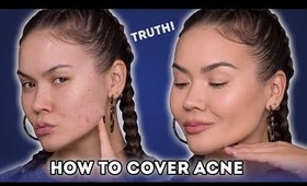 HOW TO COVER ACNE - FOUNDATION ROUTINE | Maryam Maquillage