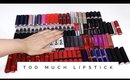150 Lip Products Decluttered | Makeup Declutter pt. 4 😲