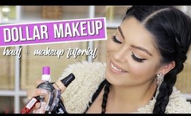 $1 MAKEUP HAUL | FIRST IMPRESSIONS, REVIEW AND MAKEUP TUTORIAL | SCCASTANEDA