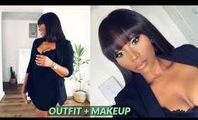 GOING TO AN EVENT? OUTFIT + MAKEUP : GET READY WITH ME | Dimma Umeh