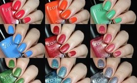 Zoya Sunsets and Seashells Live Swatch + Review!